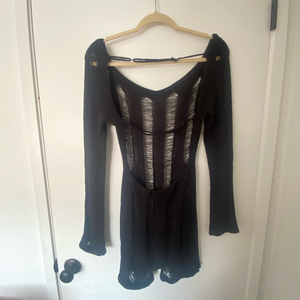 Black BodyCon Romper